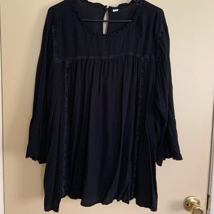 Black Witchy / Vintage-Inspired Old Navy Blouse